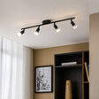 Eglo EU Buzz-LED Black Steel 4-Light Spotlight
