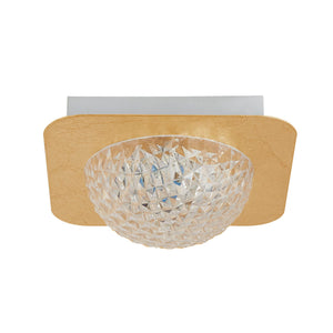 Searchlight Electric Celestia Flush - Gold Metal & Acrylic 32511-1GO