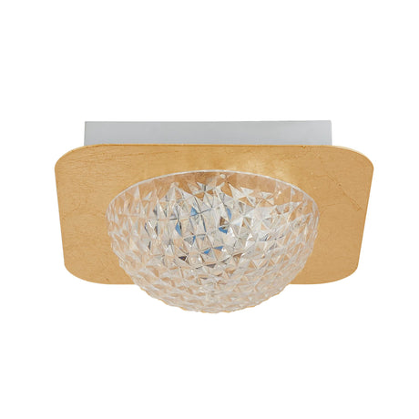 Searchlight Electric Celestia Flush - Gold Metal & Acrylic 32511-1GO