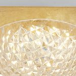 Searchlight Electric Celestia Flush - Gold Metal & Acrylic 32511-1GO