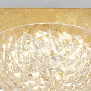 Searchlight Electric Celestia Flush - Gold Metal & Acrylic 32511-1GO