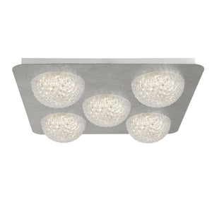 Celestia 5Lt Flush - Silver Metal & Acrylic