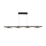 Space 4Lt LED Bar Pendant, Black Metal