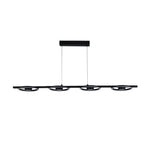 Searchlight Electric Space 4Lt LED Bar Pendant, Black Metal 32804-4BK