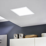 Eglo EU Salobrena 1 Ultra-Slim Modern White LED Ceiling Light product image - Endon Lighting from First Light Direct with great prices and fast UK delivery