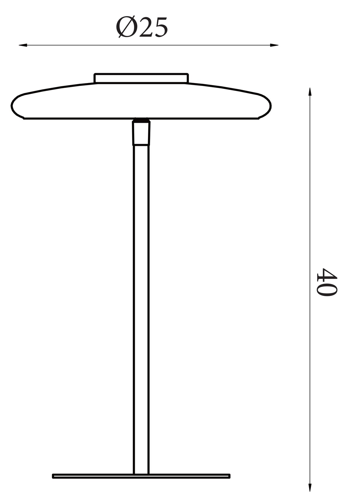 Searchlight Electric Record LED Table Lamp, Gold Metal with White Glass 33120PB
