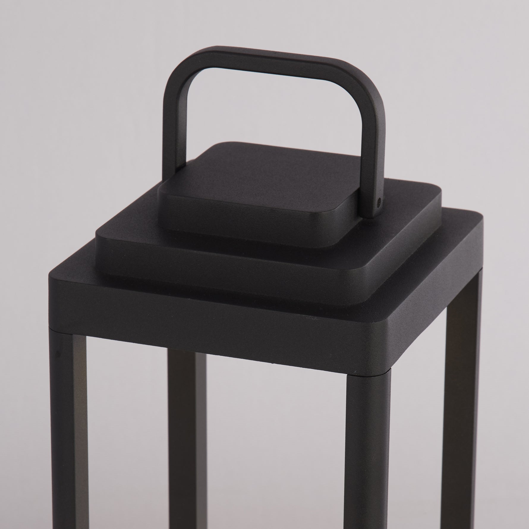 Searchlight Electric Portobello Outdoor Table Lamp - Black Metal 33502-350