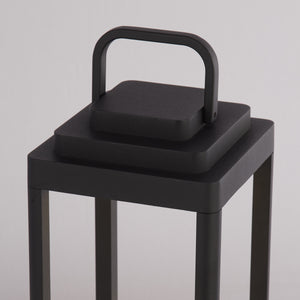 Searchlight Electric Portobello Outdoor Table Lamp - Black Metal 33502-350