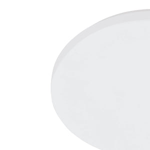 Eglo EU Frania LED Ceiling Light Round White Steel & Plastic