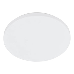 Eglo EU Frania LED Ceiling Light Round White Steel & Plastic