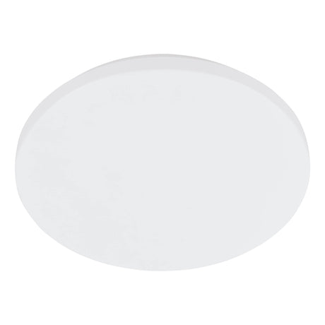 Eglo EU Frania LED Ceiling Light Round White Steel & Plastic