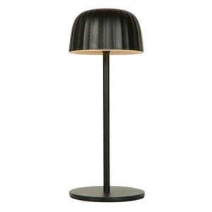 Ezra Outdoor Rechargeable Table Lamp, Black