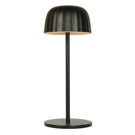Ezra Outdoor Rechargeable Table Lamp, Black