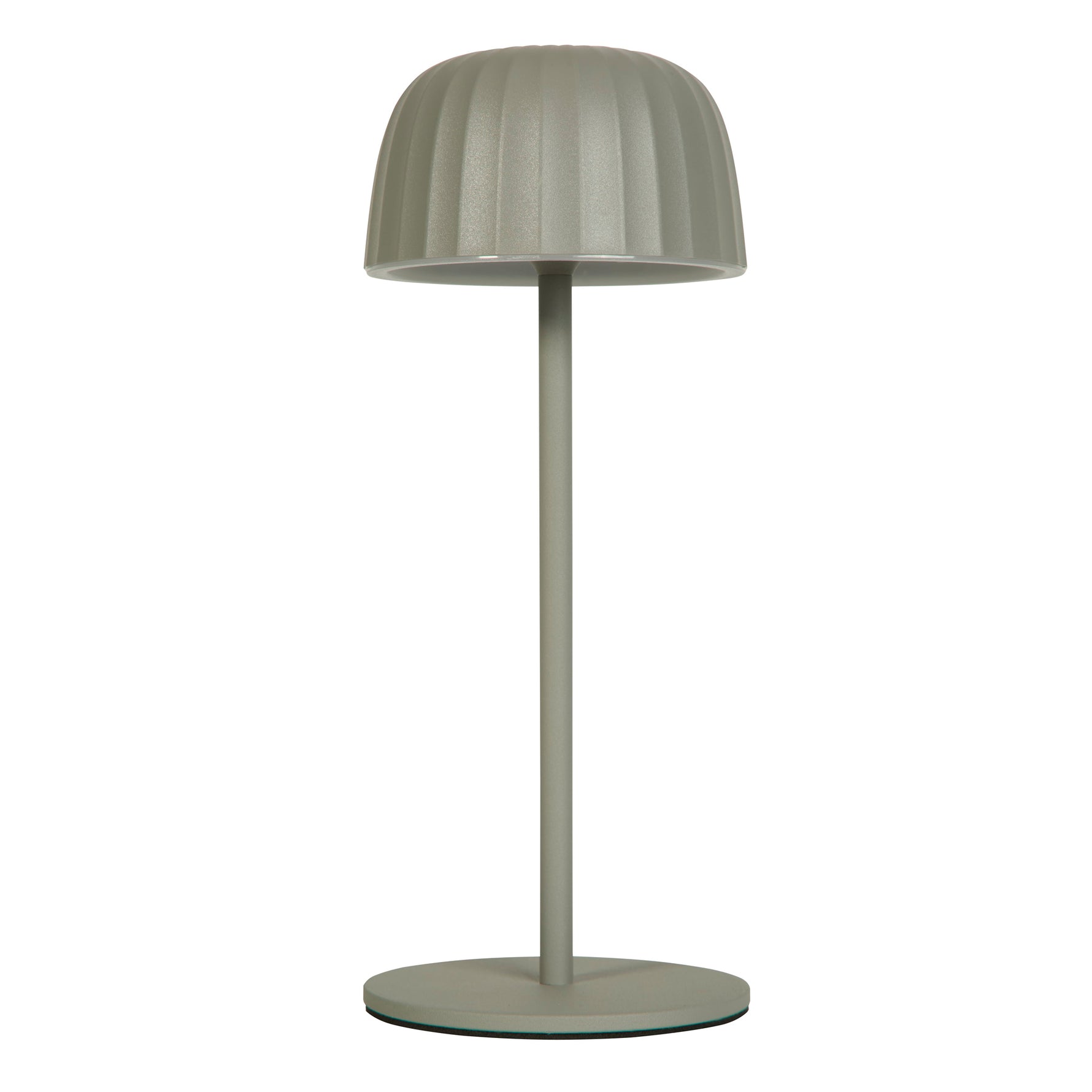 Searchlight Electric Ezra Outdoor Rechargeable Table Lamp, Grey 33610GY