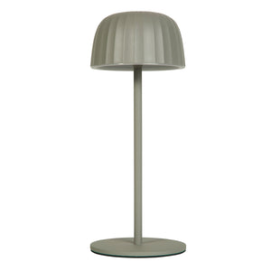 Searchlight Electric Ezra Outdoor Rechargeable Table Lamp, Grey 33610GY