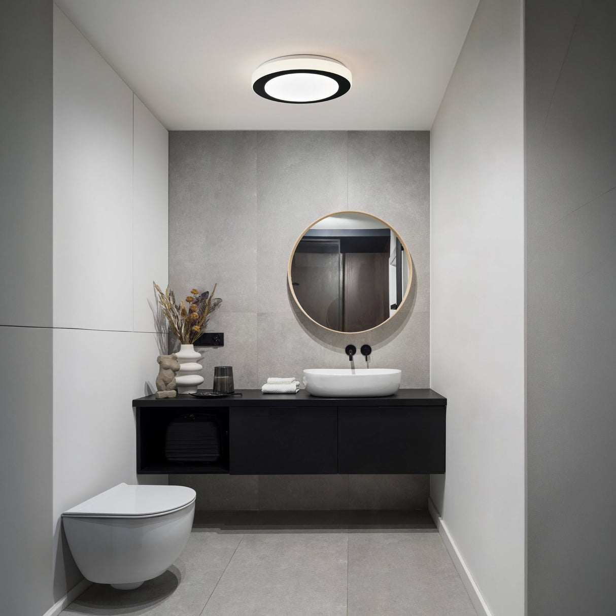 Eglo EU Herrora-Z Aluminium & Plastic White LED Smart Control Ceiling Light, Rectangle
