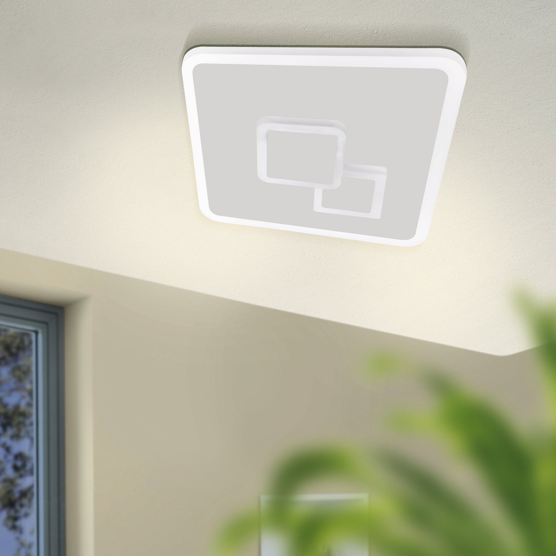 Eglo EU HORNWOOD 2 4 Set Ceiling Light E27 Black product image - Endon Lighting from First Light Direct with great prices and fast UK delivery