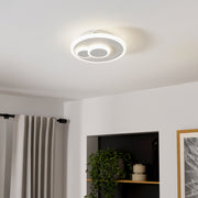 Eglo EU CADEGAL LED Ceiling Light – White Steel, Neutral White, Slim Indoor Lighting