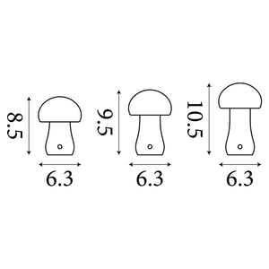Searchlight Electric Asher - Set of 3 Rechargeable Table Lamps 34125NA