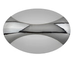 Searchlight Electric Glow LED Wall Light Oval - Chrome/Sand White 3420CC