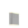 Stratford Outdoor Wall Light - Grey Metal & White Polycarb