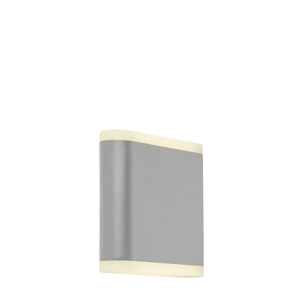 Stratford Outdoor Wall Light - Grey Metal & White Polycarb