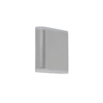 Searchlight Electric Stratford Outdoor Wall Light - Grey Metal & White Polycarb 3486GY