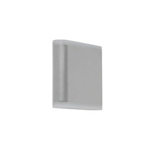 Searchlight Electric Stratford Outdoor Wall Light - Grey Metal & White Polycarb 3486GY