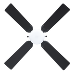 Eglo Lighting DL-VENTILATOR AC E27 SCHWARZ/HOLZ Fans from the FORTALEZA range. Part Number - 35122