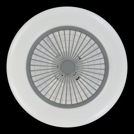 Eglo Lighting LED-CCT-VENTILATOR AC WS/GRAU'SAYULITA-L Fans from the SAYULITA-L range. Part Number - 35144