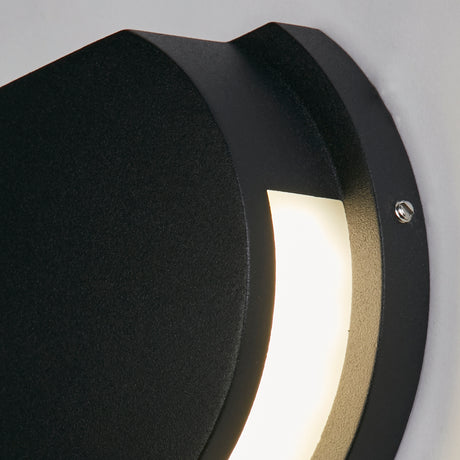 Searchlight Electric Chiswick LED Outdoor Wall Light, Black 36110BK