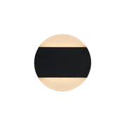 Cavern LED Outdoor Wall Light, Black