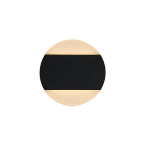 Cavern LED Outdoor Wall Light, Black
