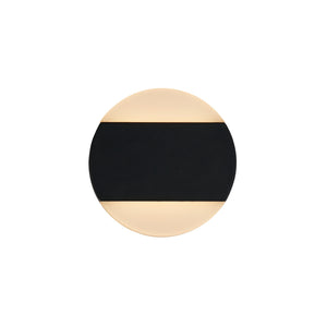 Cavern LED Outdoor Wall Light, Black
