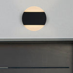 Searchlight Electric Cavern LED Outdoor Wall Light, Black 36130BK