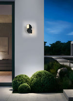 Searchlight Electric Dakota LED Outdoor Wall Light, Black 36150BK