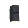 Montana LED Outdoor Wall Light, Black