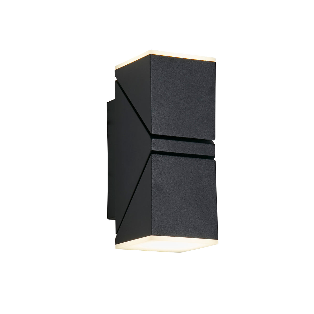 Montana LED Outdoor Wall Light, Black