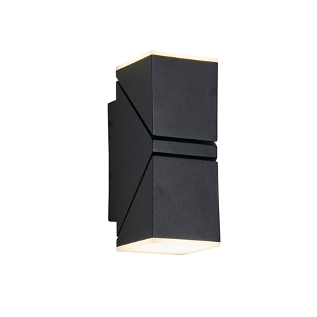 Montana LED Outdoor Wall Light, Black