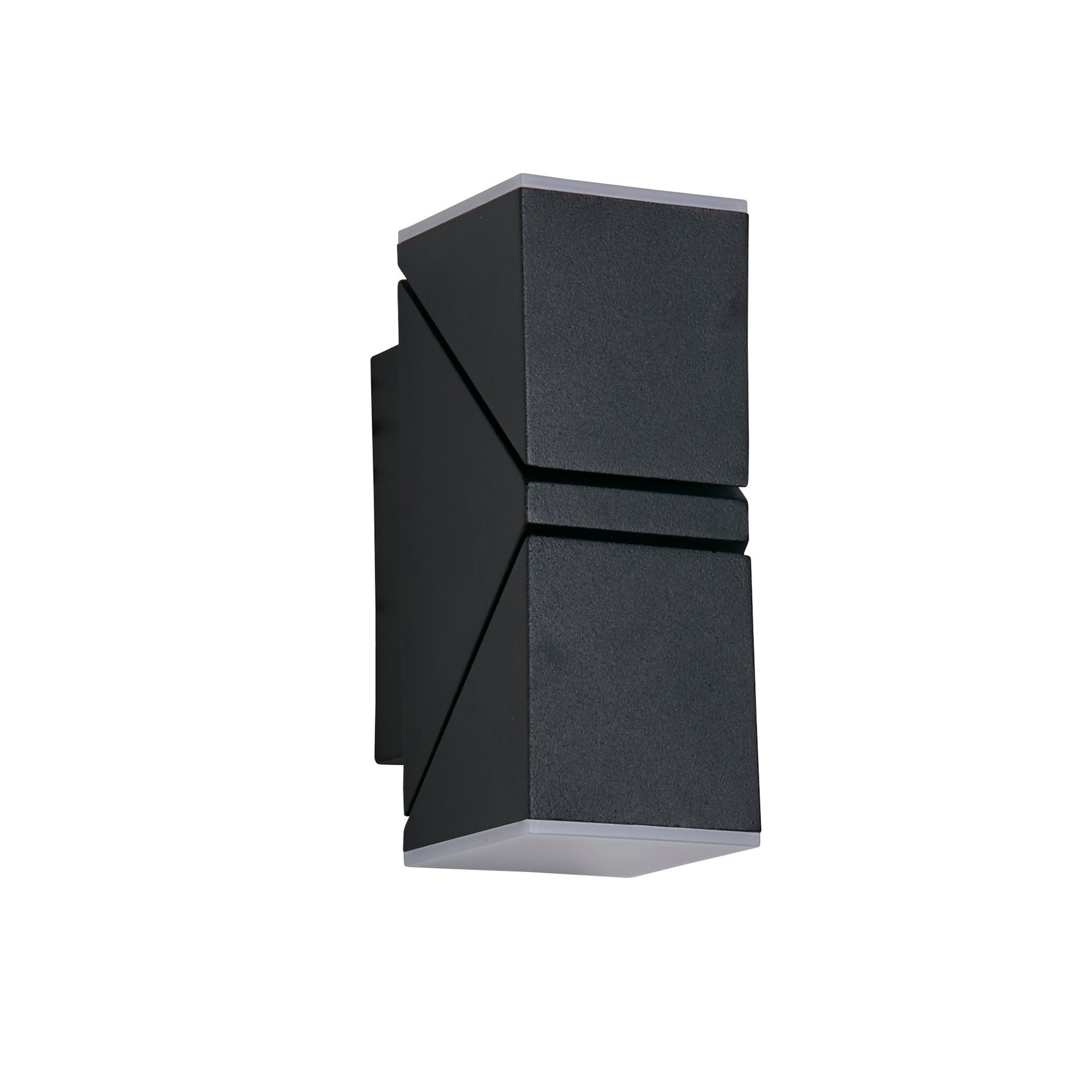 Searchlight Electric Montana LED Outdoor Wall Light, Black 36170BK