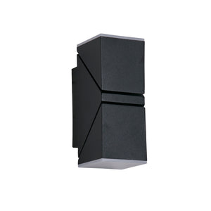 Searchlight Electric Montana LED Outdoor Wall Light, Black 36170BK
