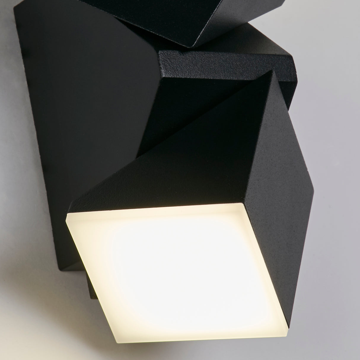 Searchlight Electric Montana LED Outdoor Wall Light, Black 36170BK