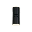Soho LED Outdoor Wall Light, Black