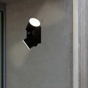 Searchlight Electric Soho LED Outdoor Wall Light, Black 36180BK