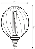 Searchlight Electric RN metal cage RN-BMC125152T black color 4.5W dimmable 36604BK
