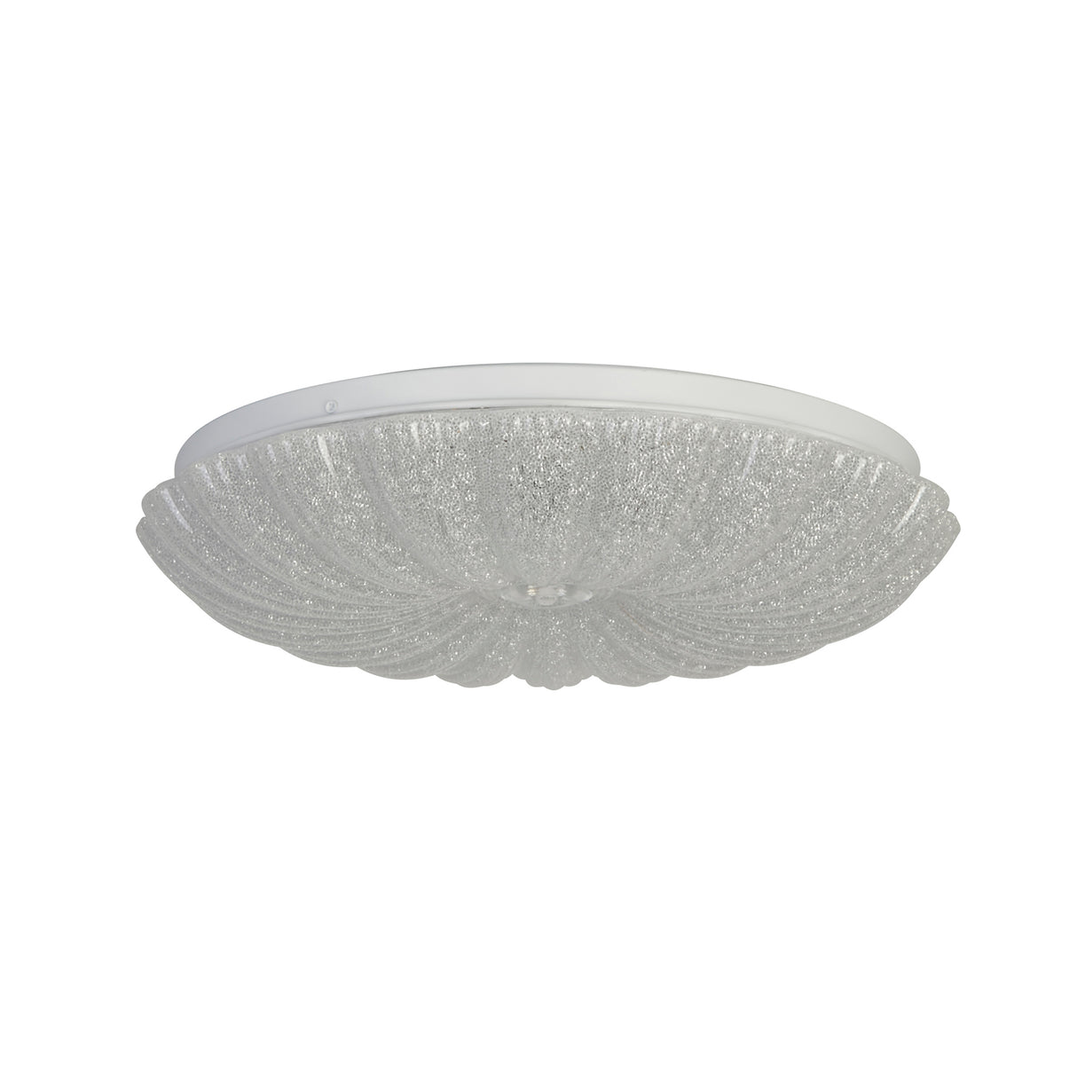 Searchlight Electric Pandora LED Flush, Clear Acrylic 37420-330