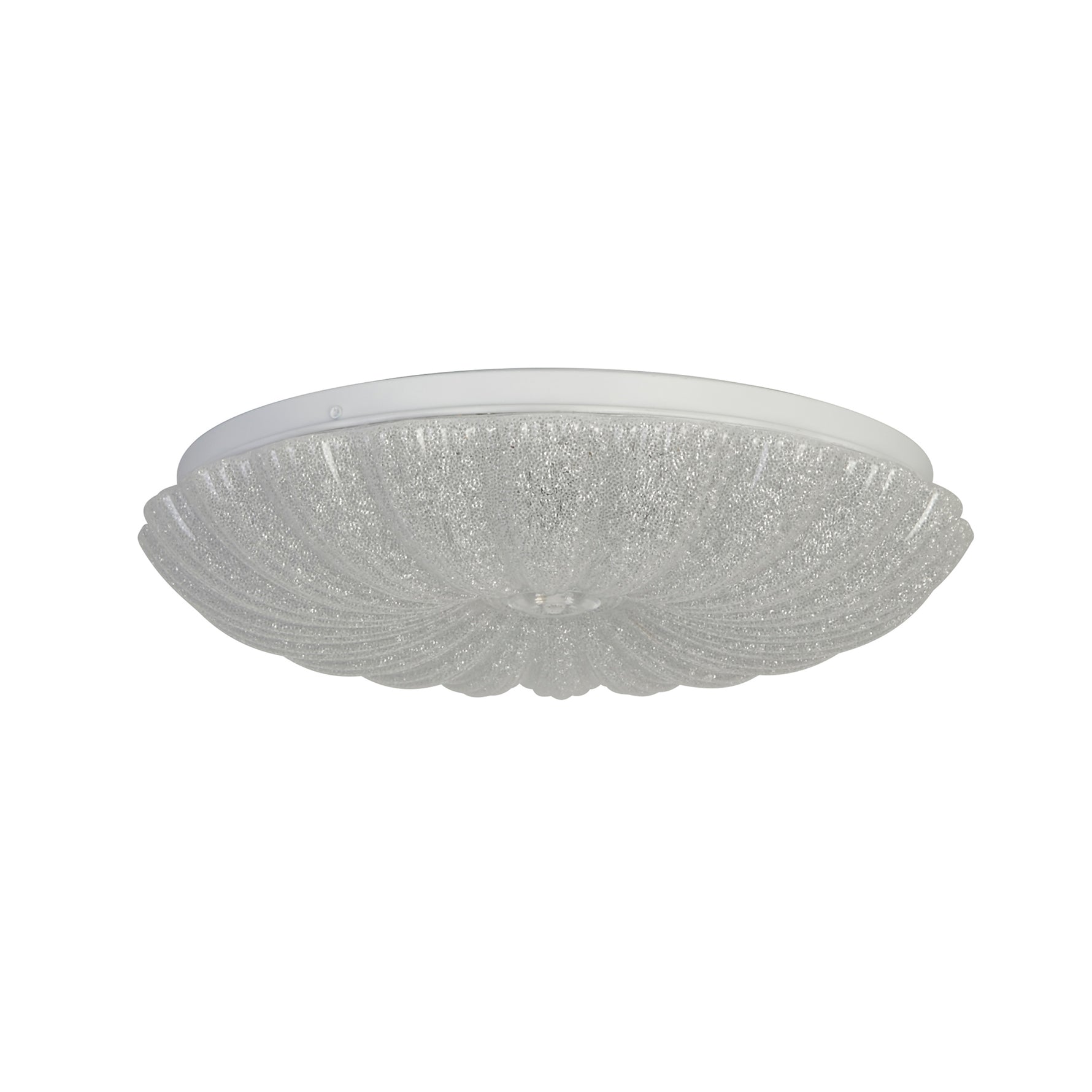 Searchlight Electric Pandora LED Flush, Clear Acrylic 37420-330