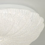 Searchlight Electric Pandora LED Flush, Clear Acrylic 37420-330