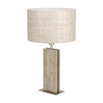 Eglo Lighting TL/1 E27 NICKEL-M/LEINEN NATUR 'BELESAR' Crystal&Design from the BELESAR range. Part Number - 390408