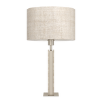 Eglo Lighting TL/1 E27 NICKEL-M/LEINEN NATUR 'BELESAR' Crystal&Design from the BELESAR range. Part Number - 390408